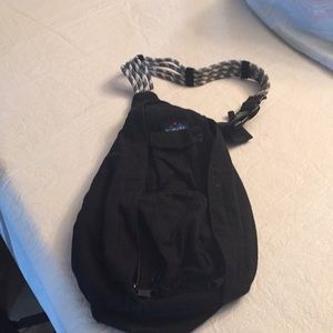 KAVU black backpack purse